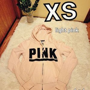 Pink zip up